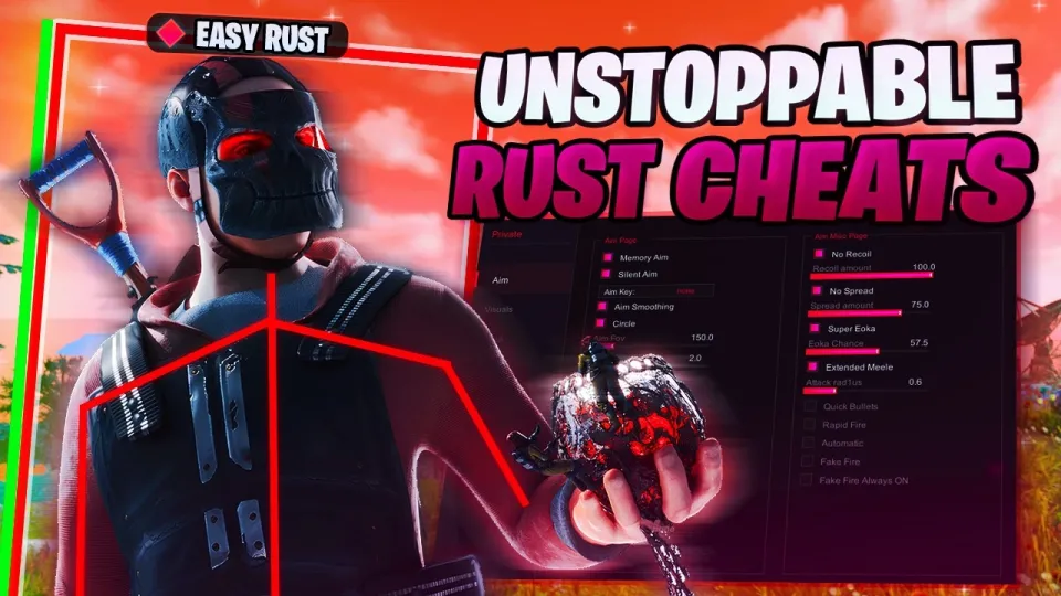 I Used Rust Cheats And Became LITERALLY Unstoppable.. (INSANE)